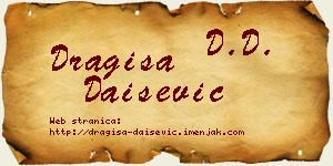Dragiša Daišević vizit kartica